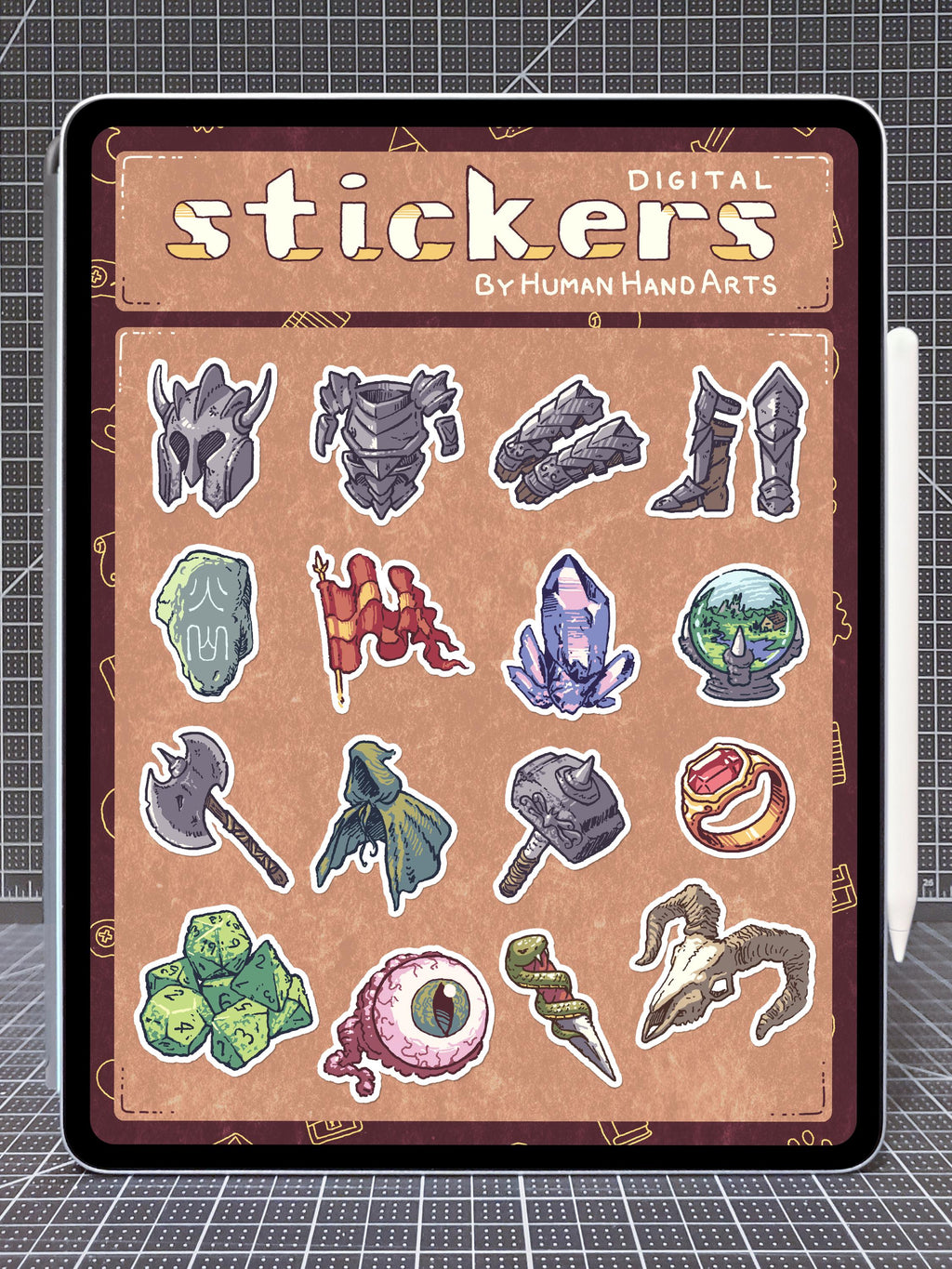 Digital Stickers: Tabletop RPG