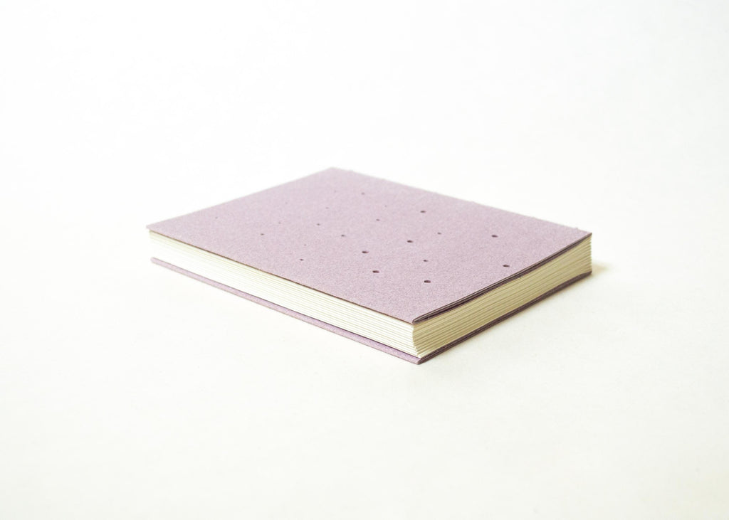 Handmade Blank Notebook - Punched Copper