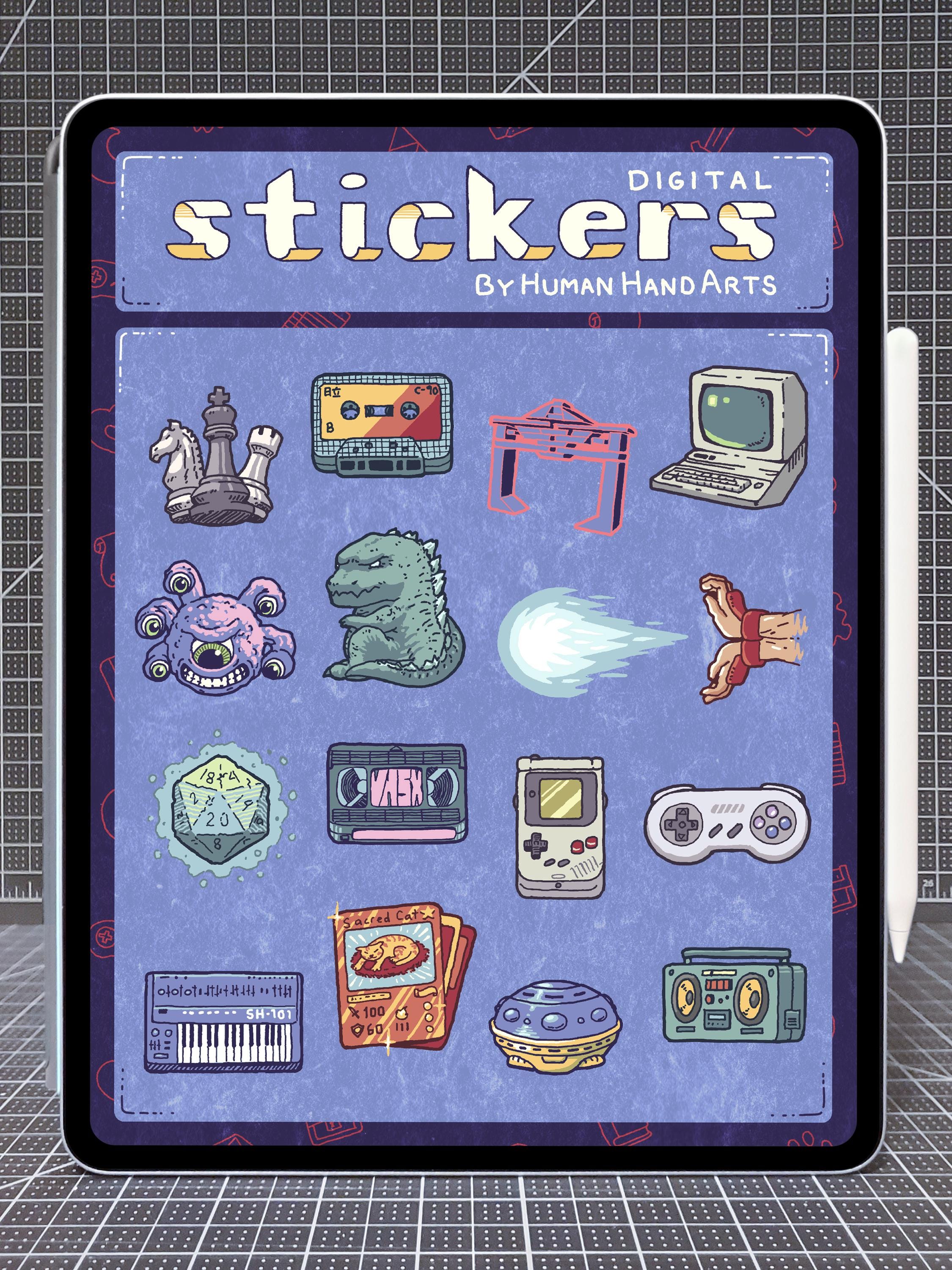 Digital Stickers: Nerd Out!