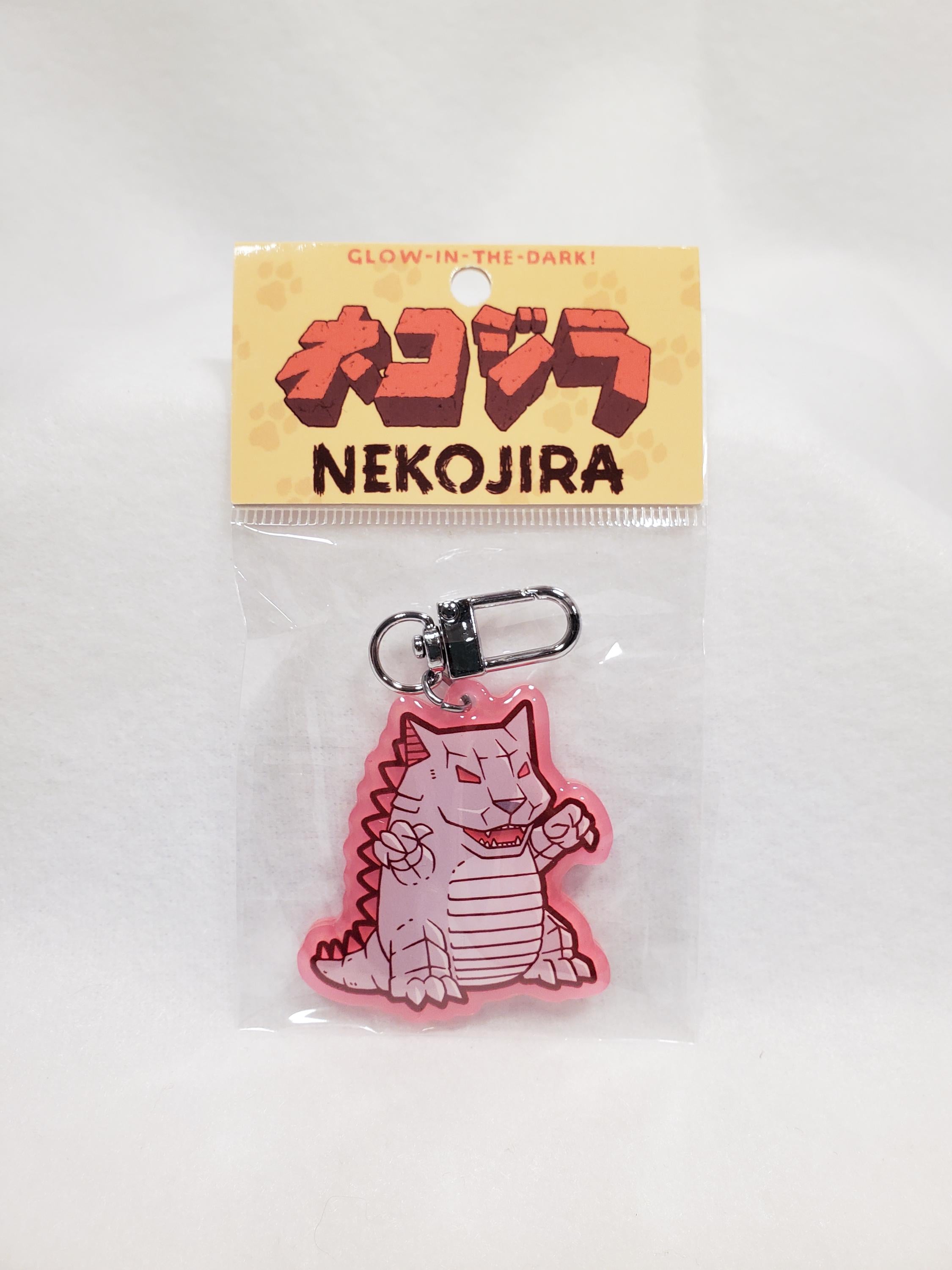 Glow-in-the-Dark Keychains: Nekojira & Mecha-Nekojira