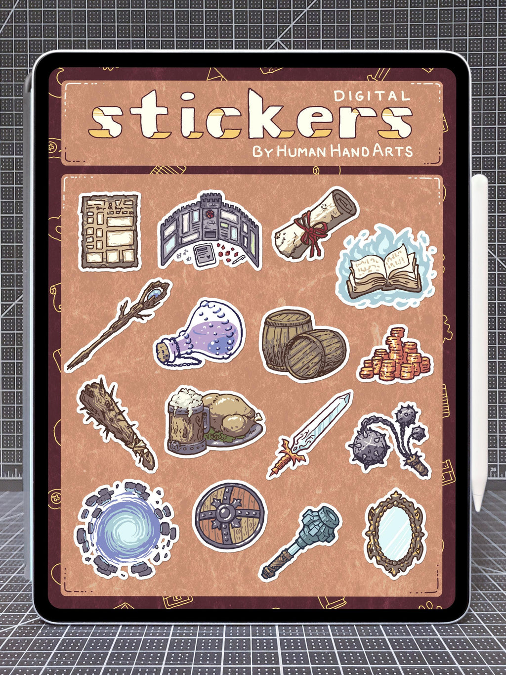 Digital Stickers: Tabletop RPG