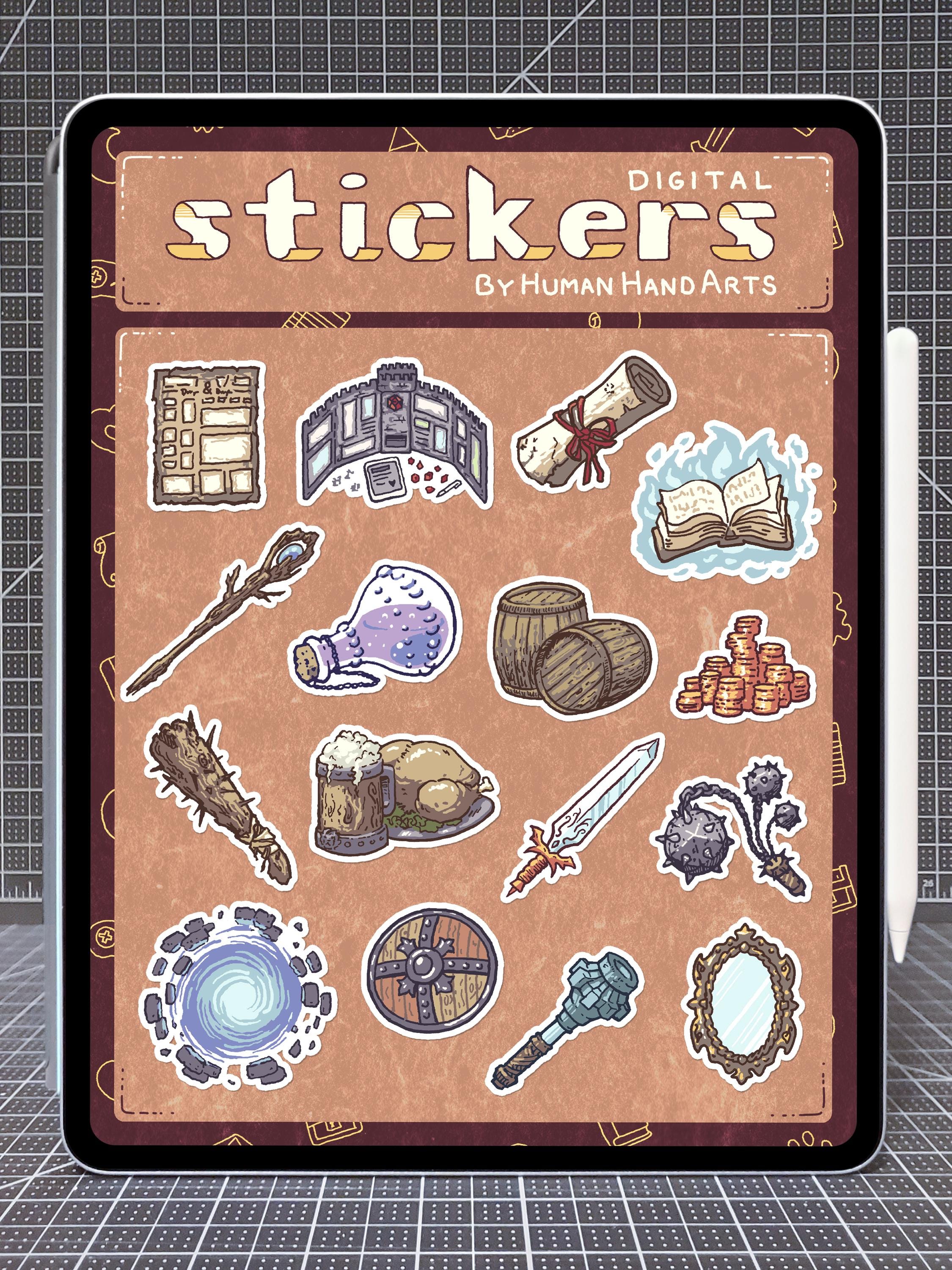 Digital Stickers: Tabletop RPG