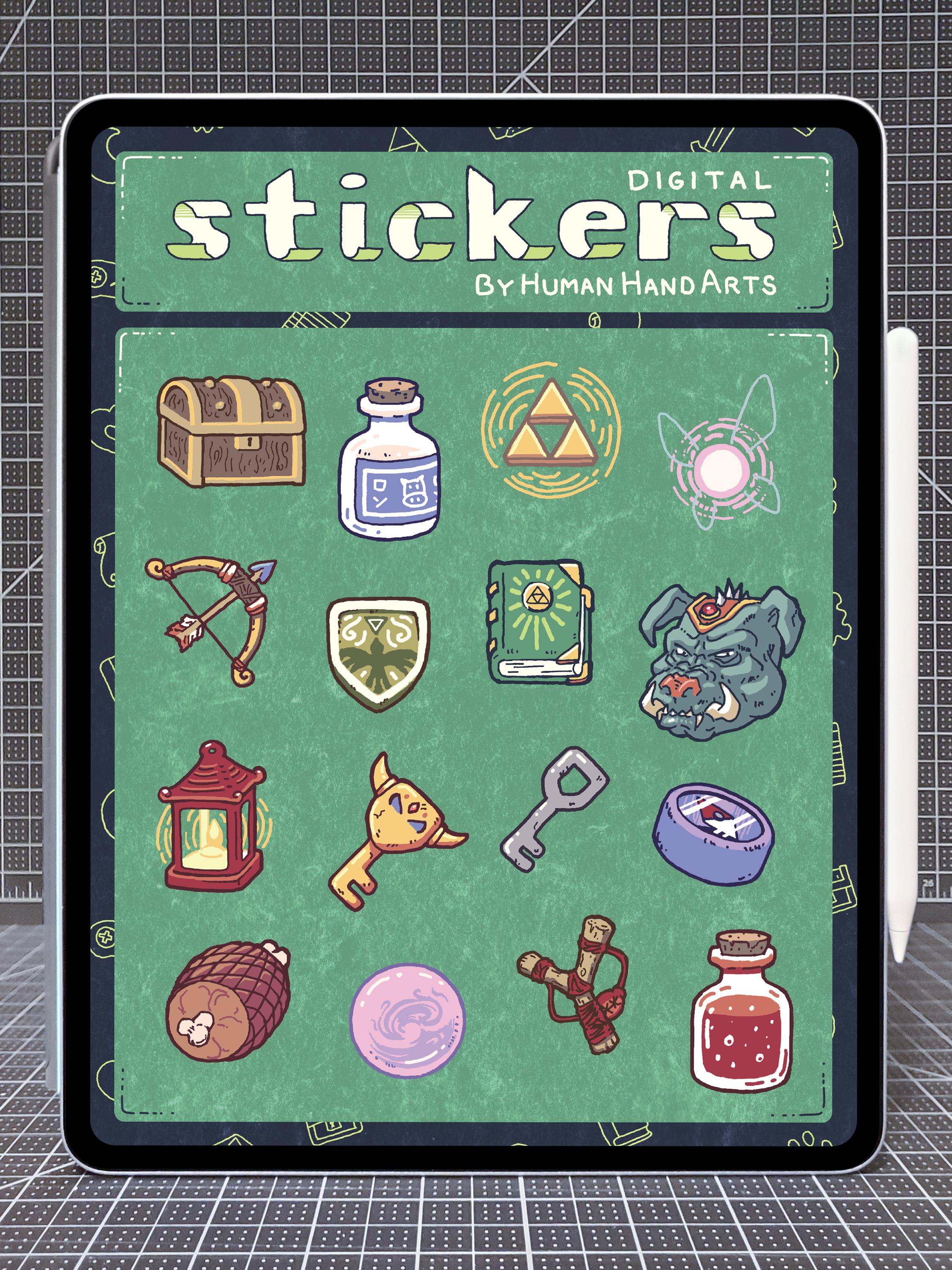 Digital Stickers: Legendary
