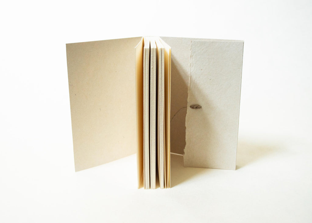 Blank Notebook - Dark Leather Spine