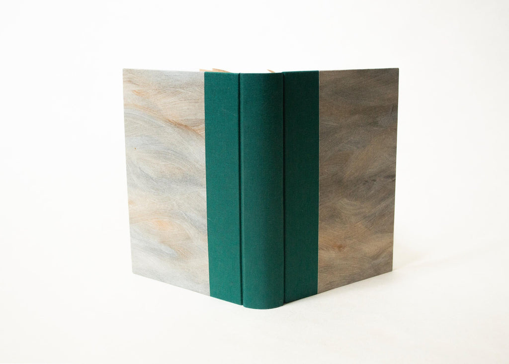 Handmade Blank Journal - Jade Spine