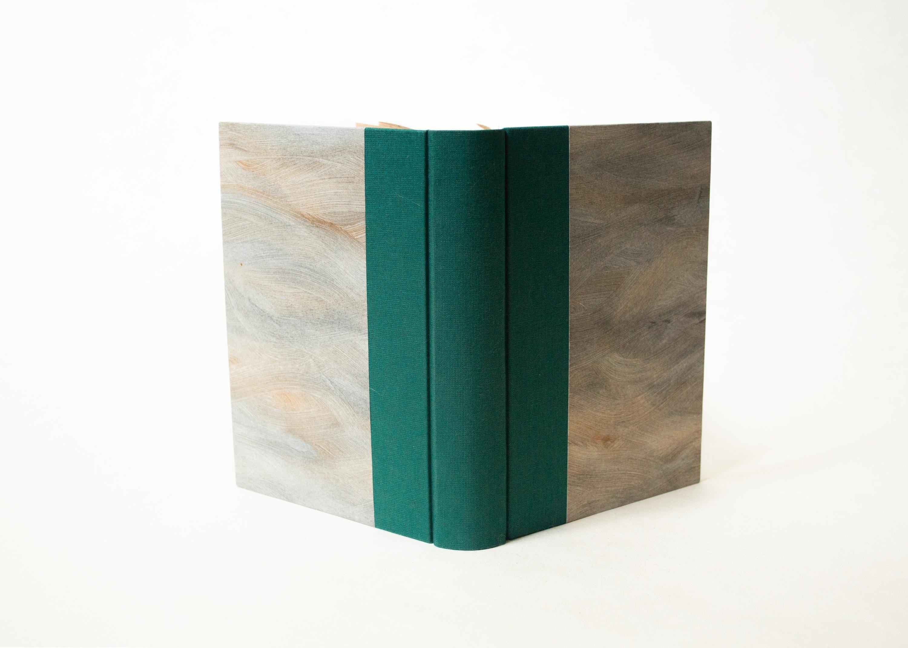 Handmade Blank Journal - Jade Spine