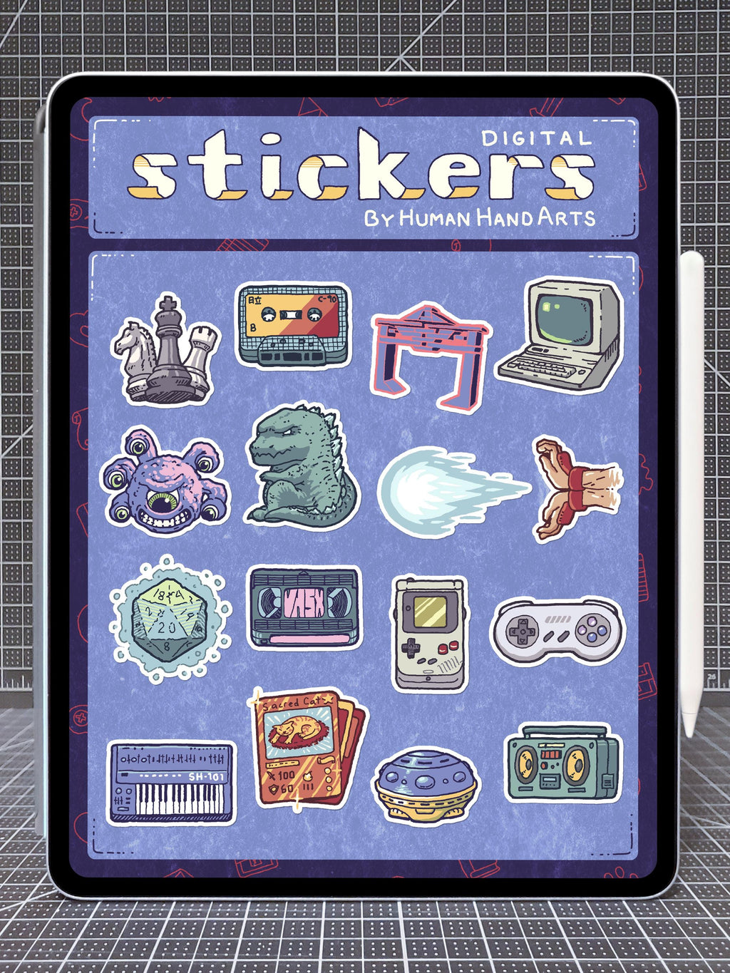 Digital Stickers: Nerd Out!