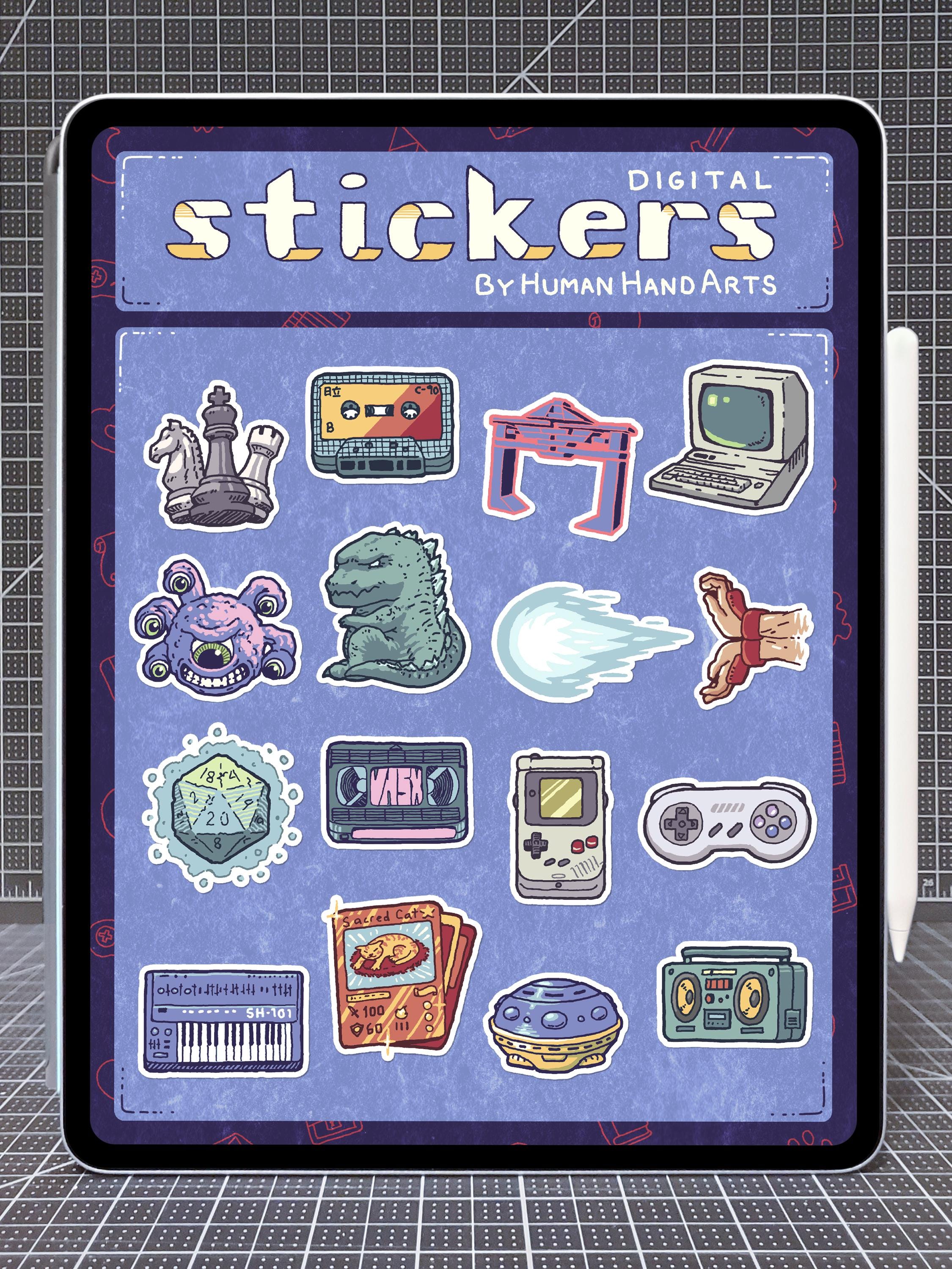 Digital Stickers: Nerd Out!