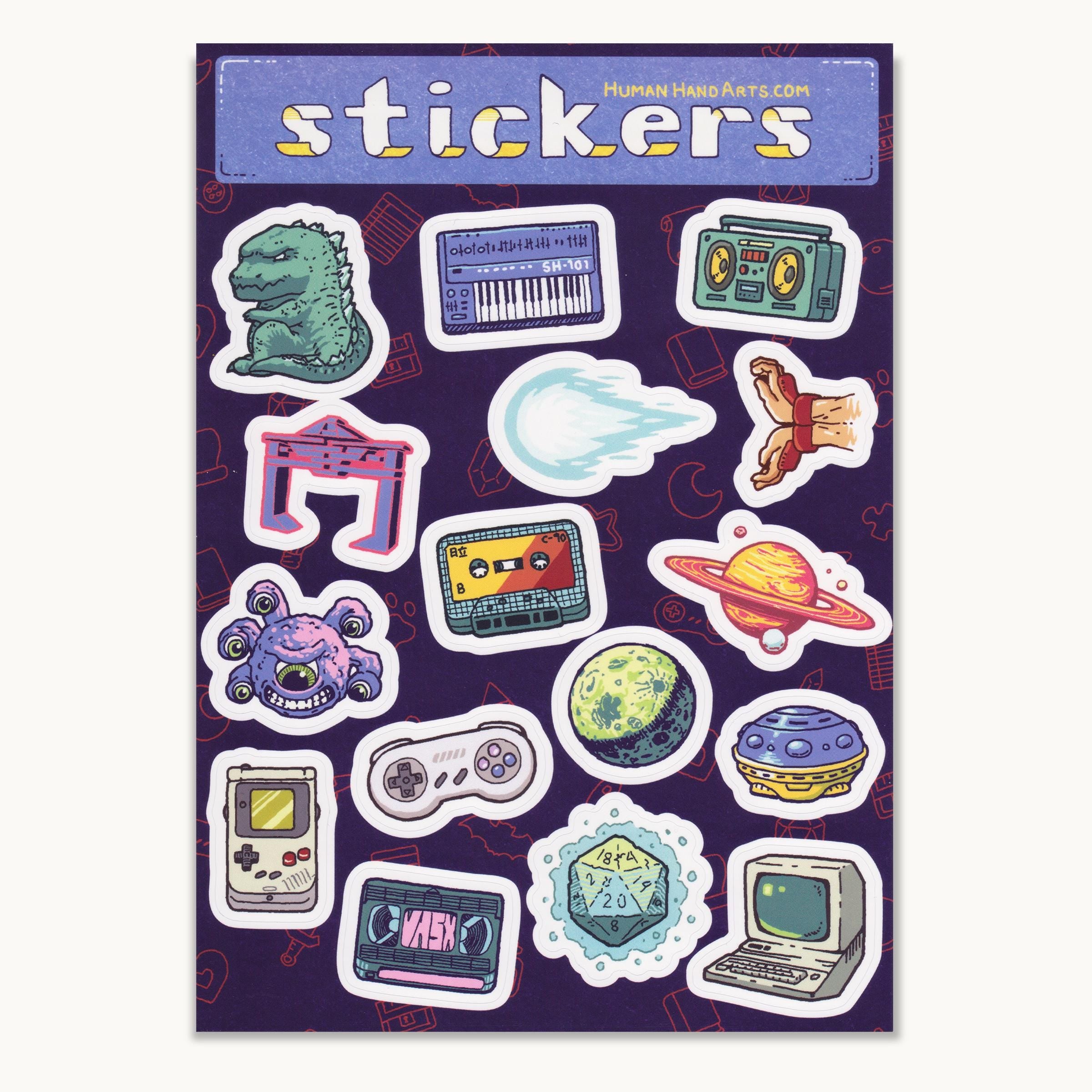 Sticker Sheet: Nerd Out!