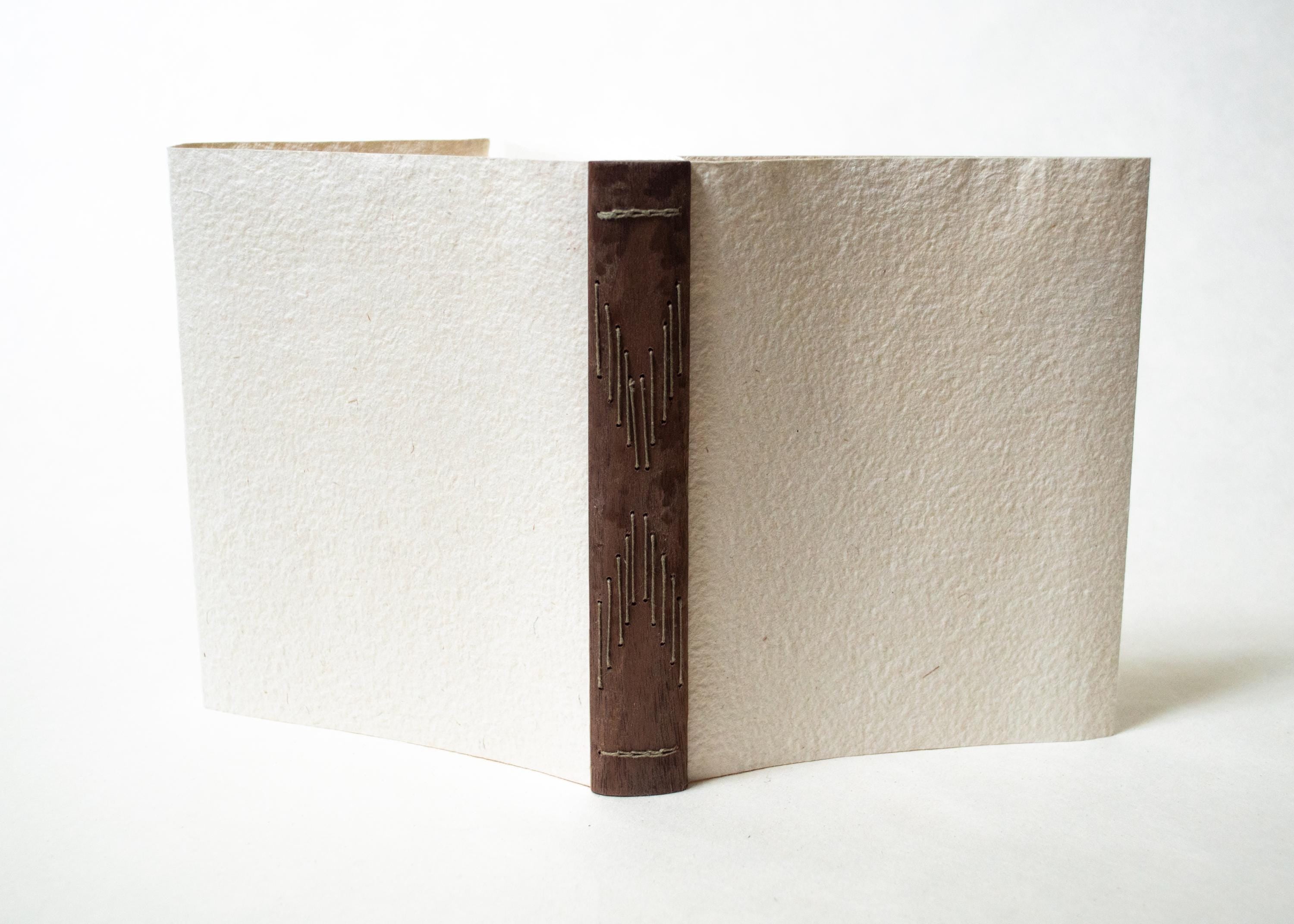 Handmade Notebook - Wood Spine