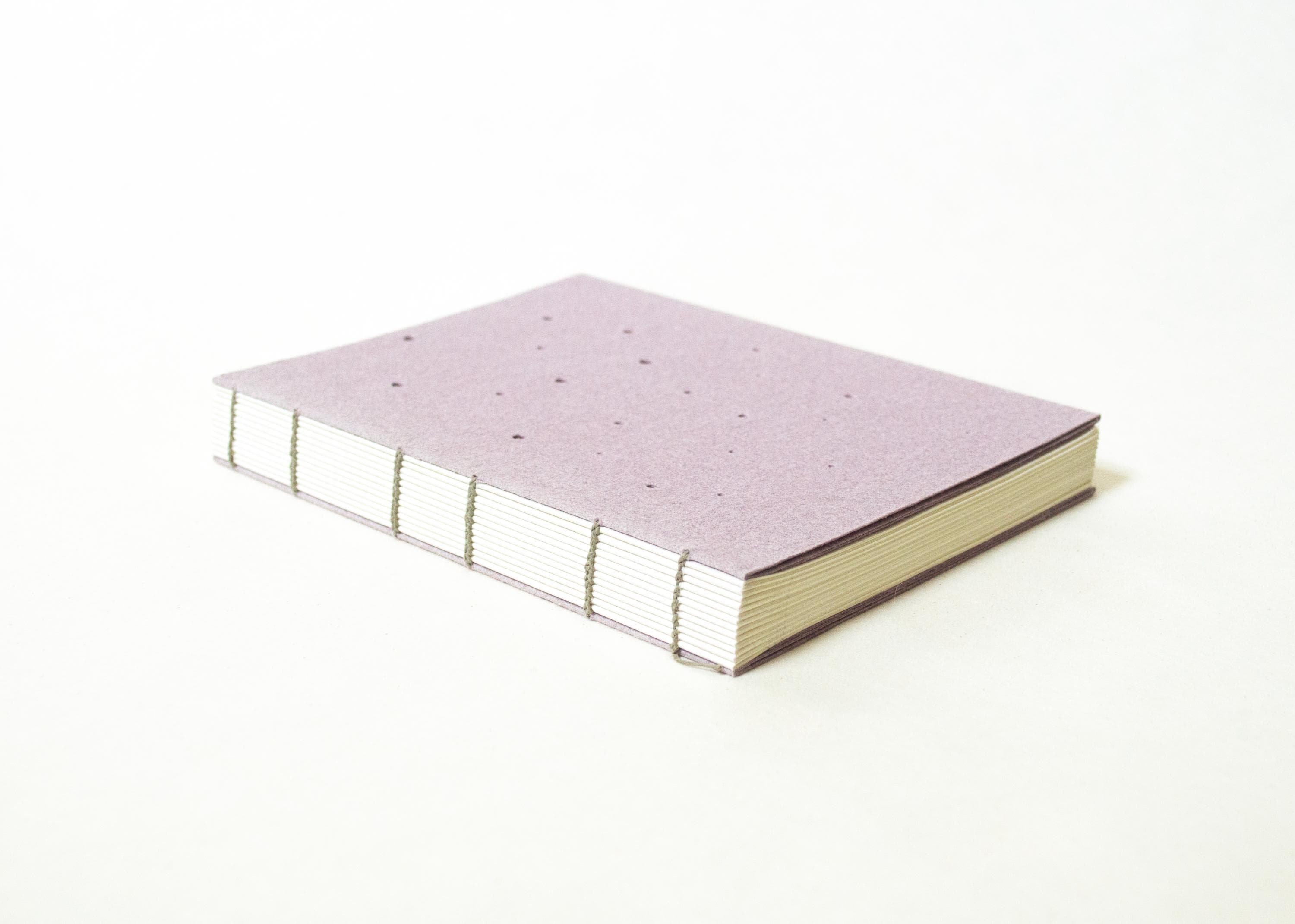 Handmade Blank Notebook - Punched Copper