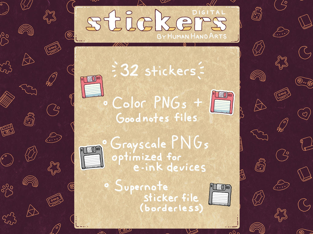 Digital Stickers: Icons Vol. 2