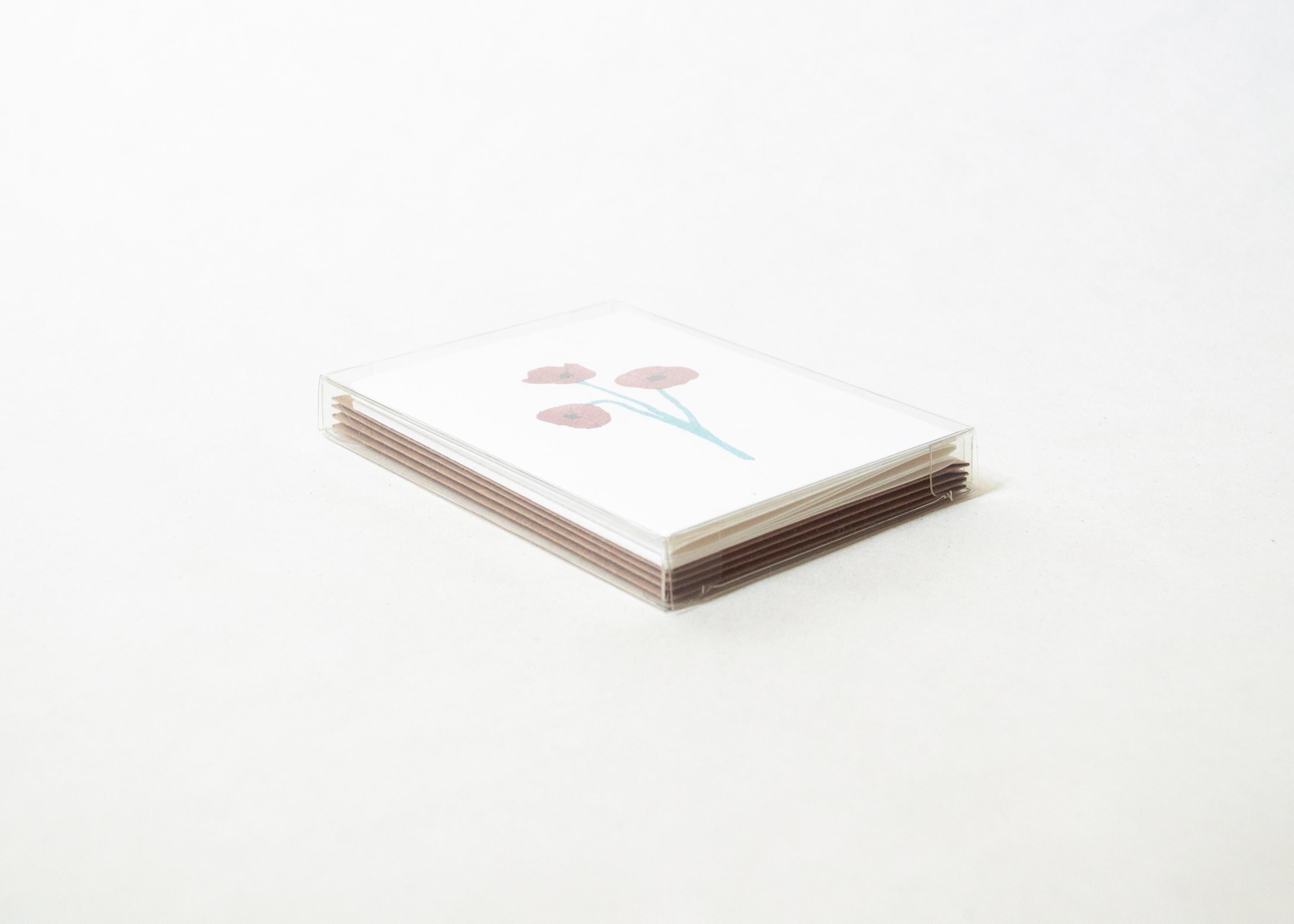 Blank Cards - Poppies & Eucalyptus