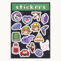 Sticker Sheet: Legendary