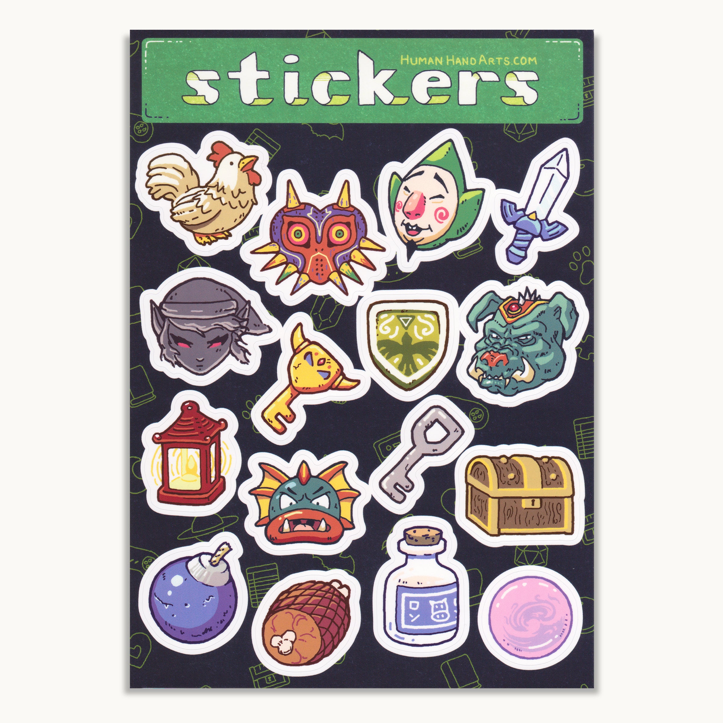 Sticker Sheet: Legendary