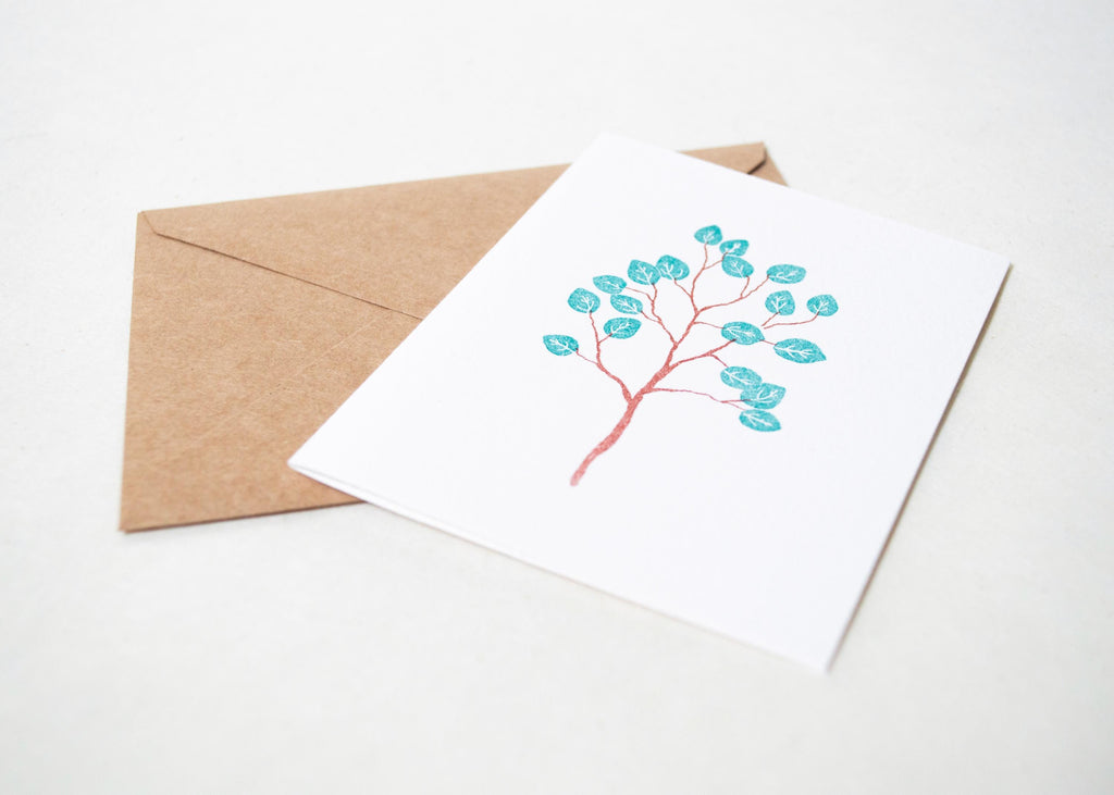 Blank Cards - Poppies & Eucalyptus