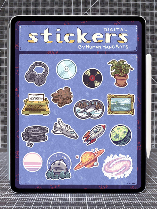 Digital Stickers: Nerd Out!