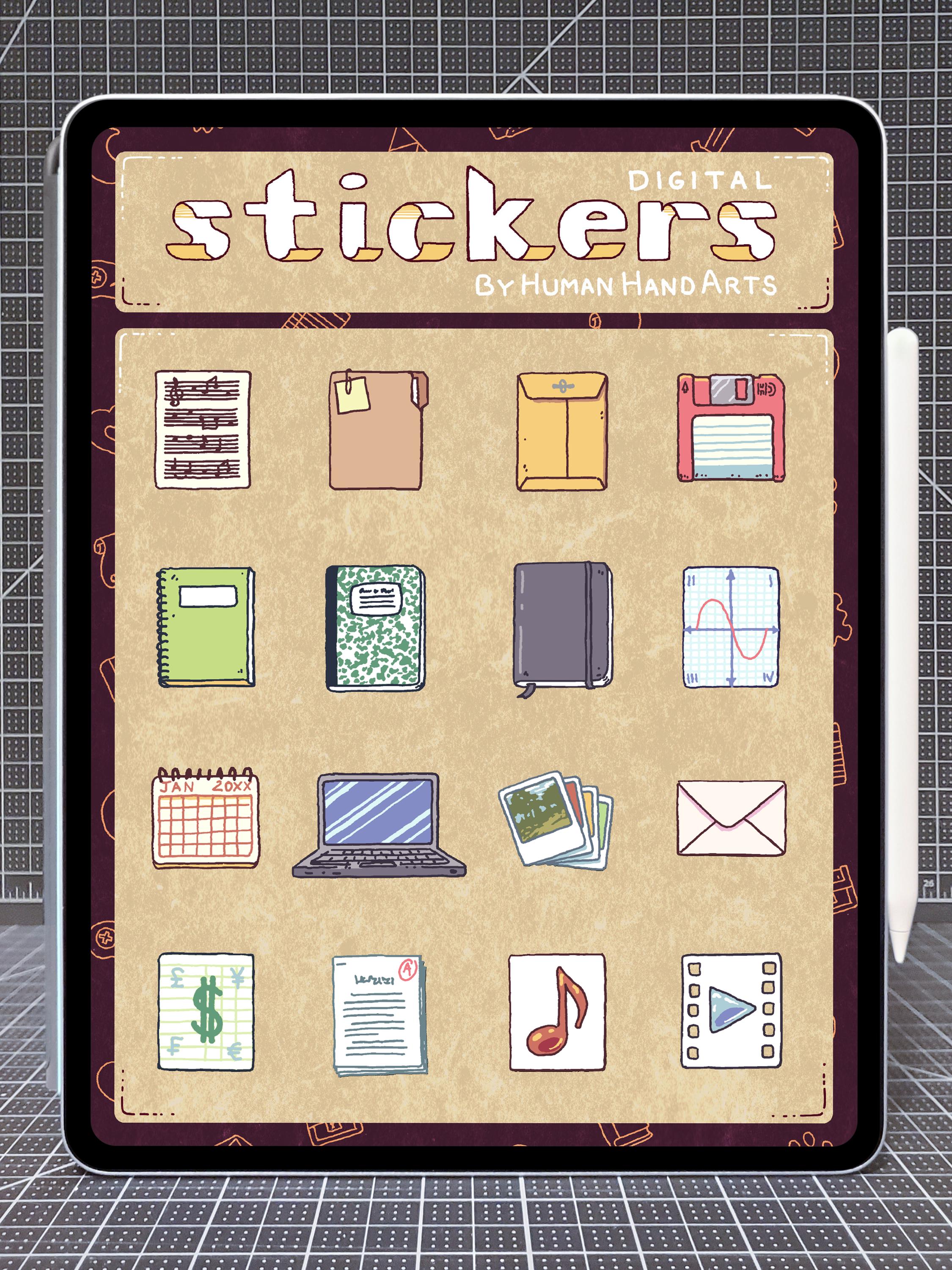 Digital Stickers: Icons Vol. 2