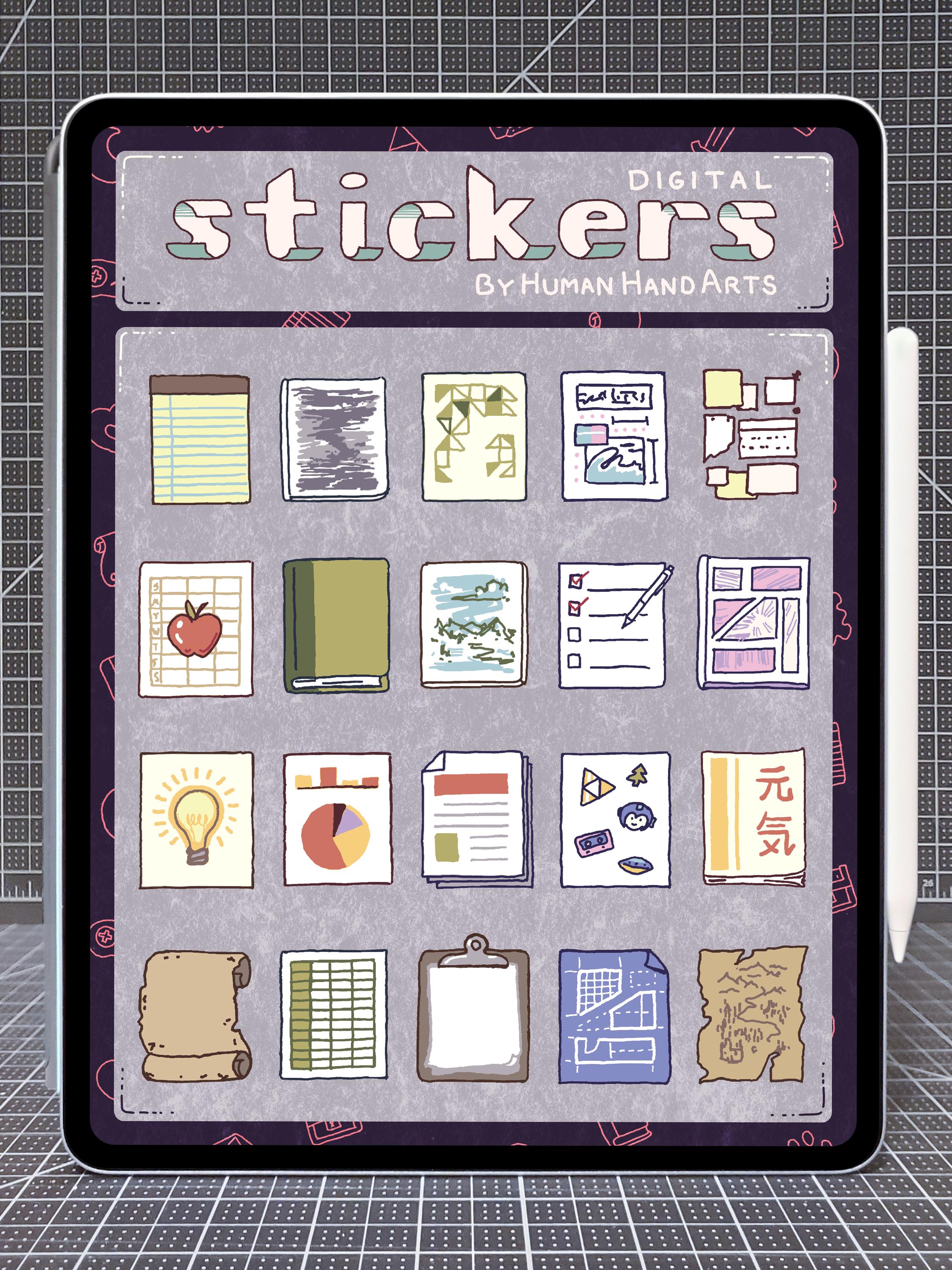 Digital Stickers: Icons Vol. 1