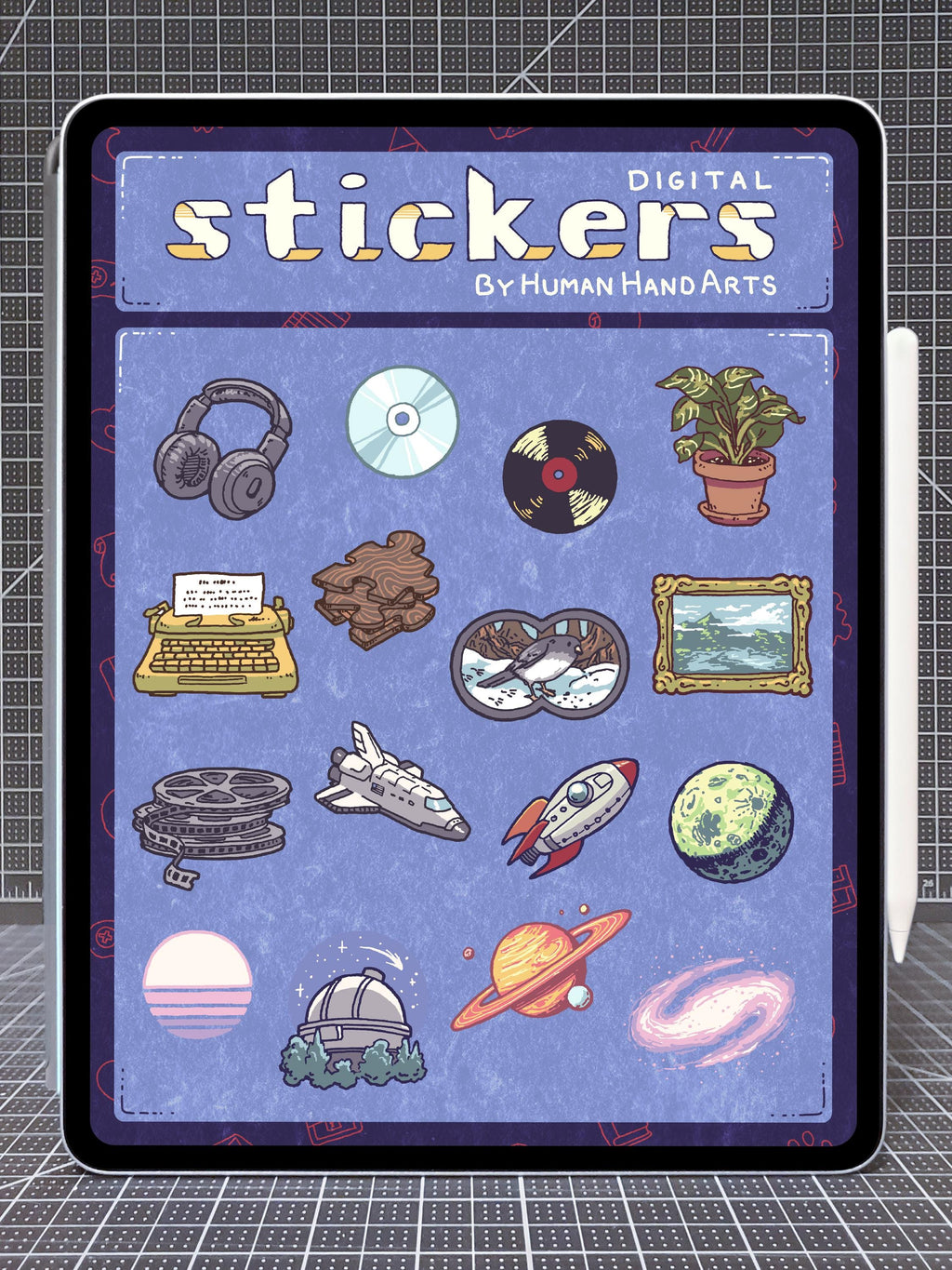 Digital Stickers: Nerd Out!