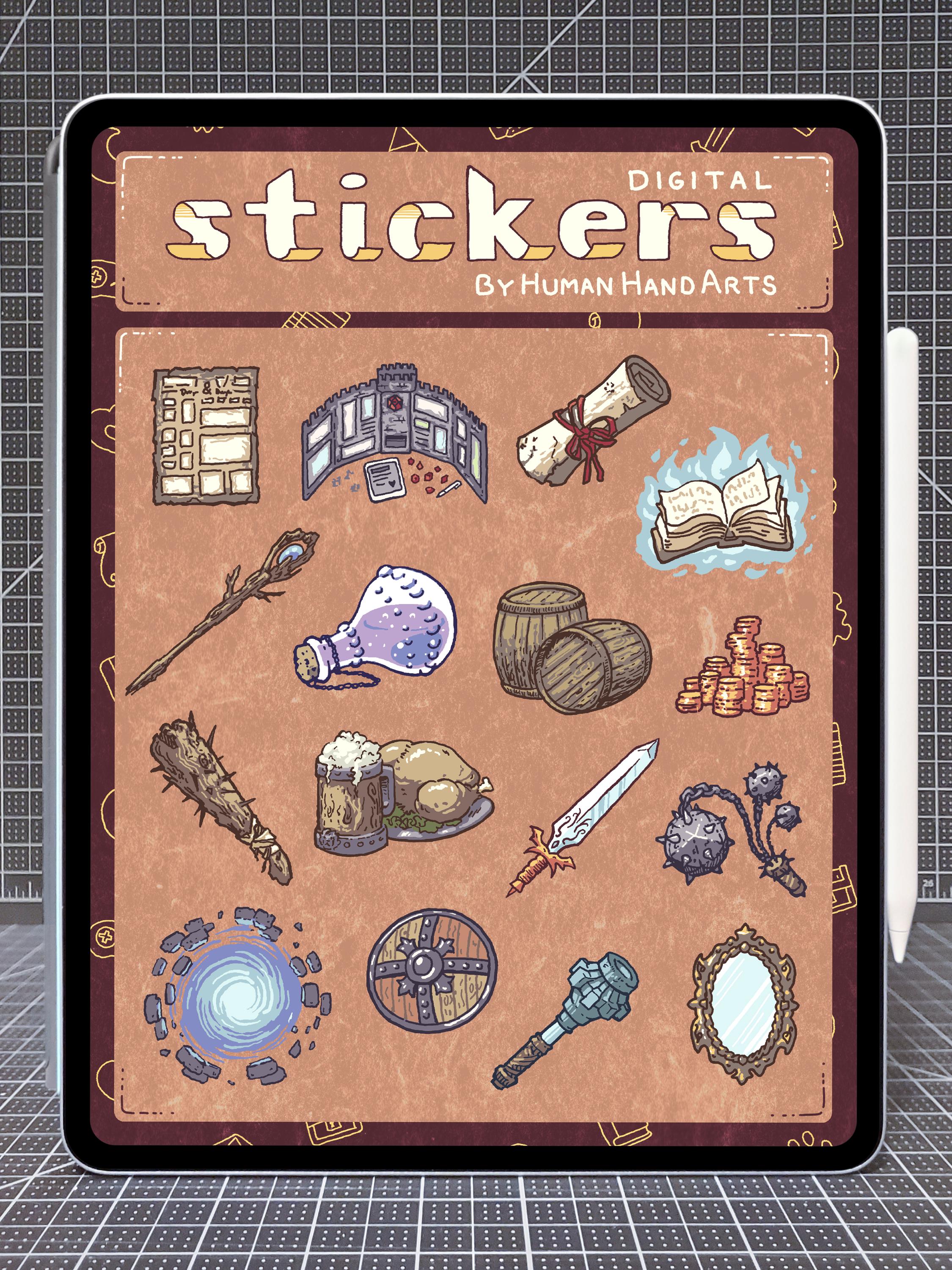 Digital Stickers: Tabletop RPG