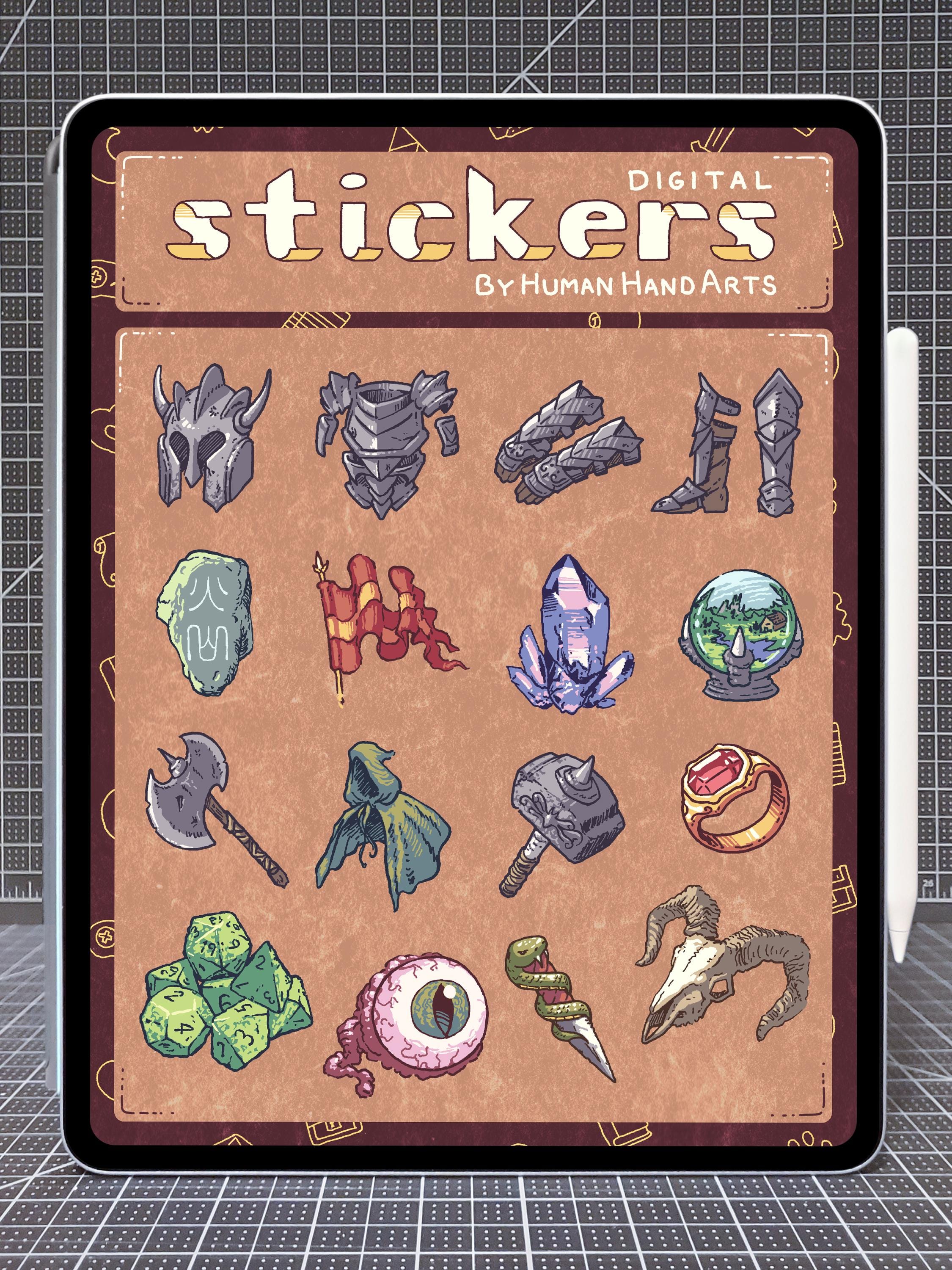 Digital Stickers: Tabletop RPG