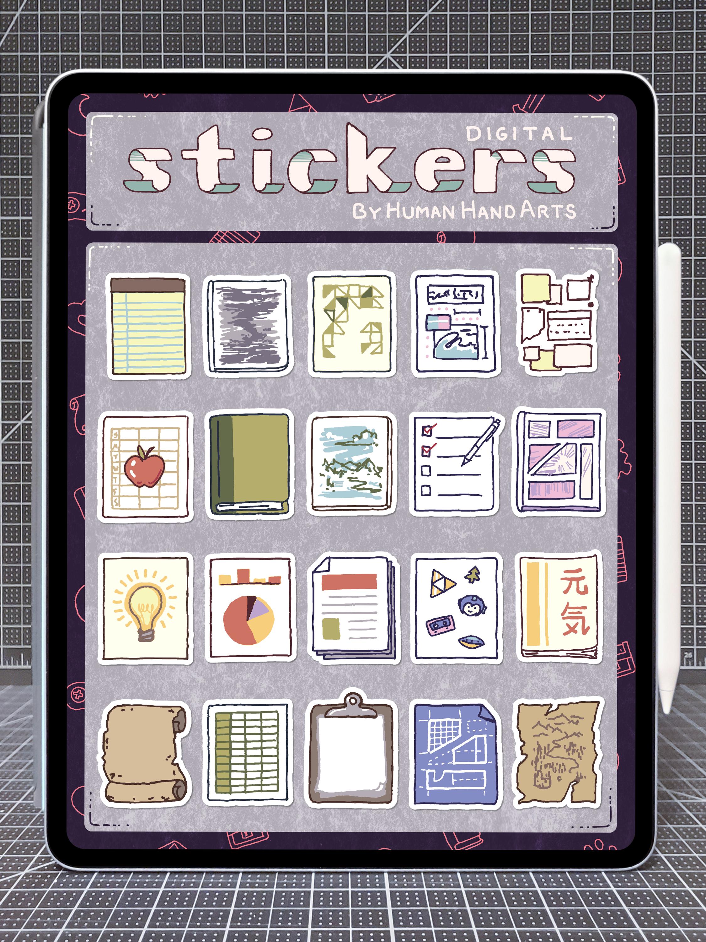 Digital Stickers: Icons Vol. 1