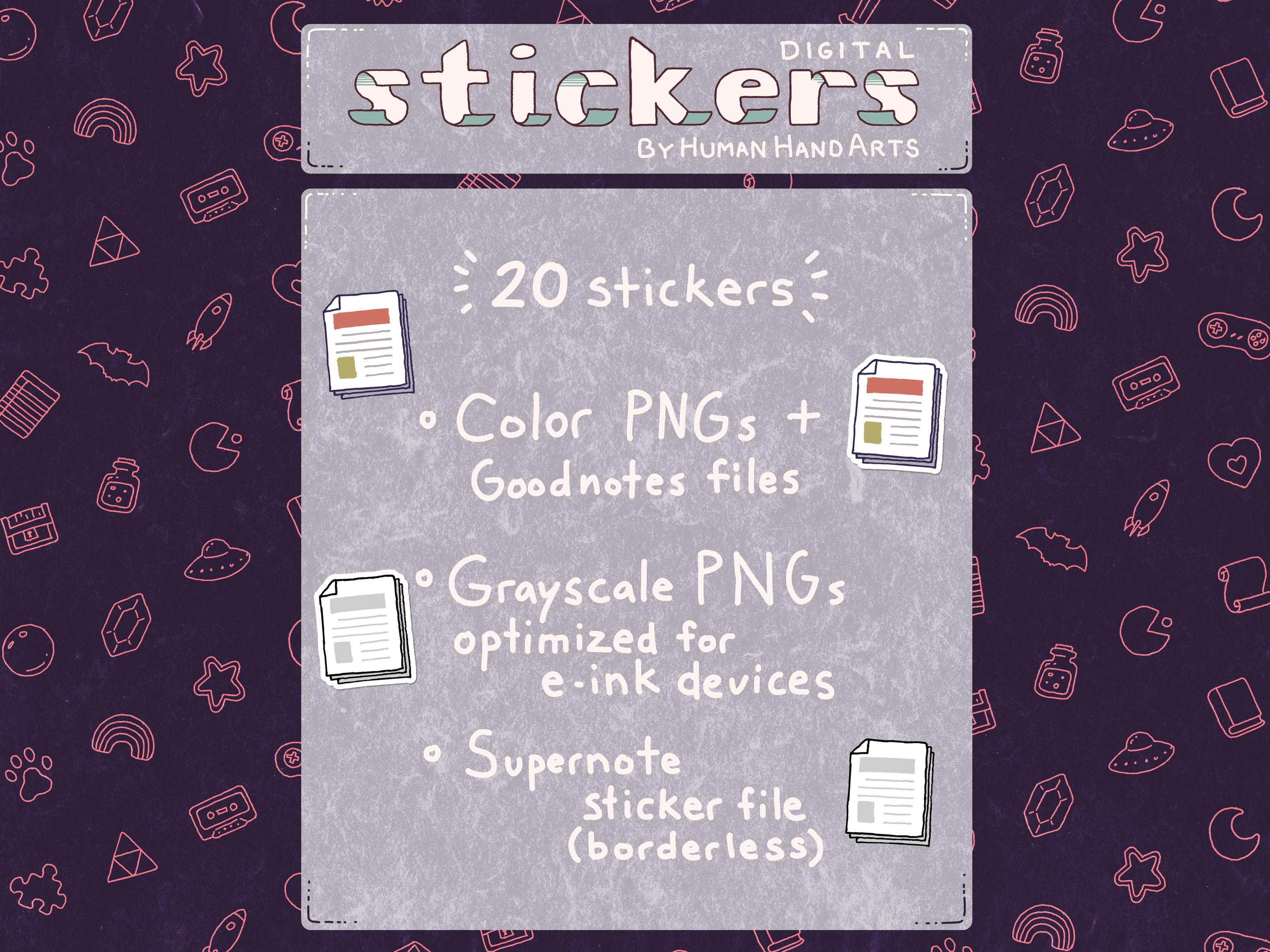 Digital Stickers: Icons Vol. 1
