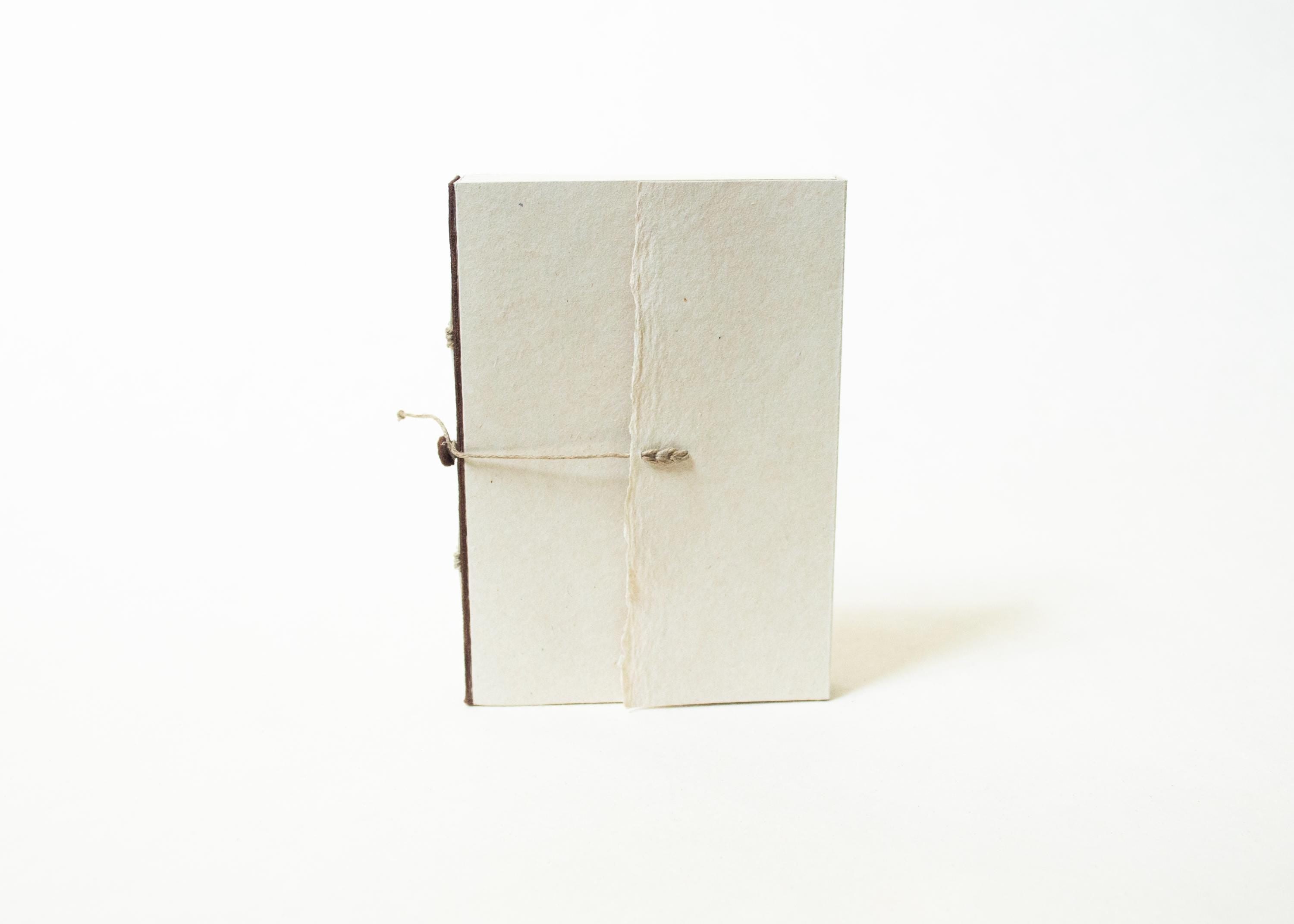 Blank Notebook - Dark Leather Spine